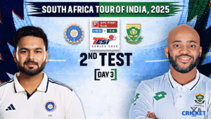 South Africa openers batting during India vs South Africa Day 3, Test match, cricket.