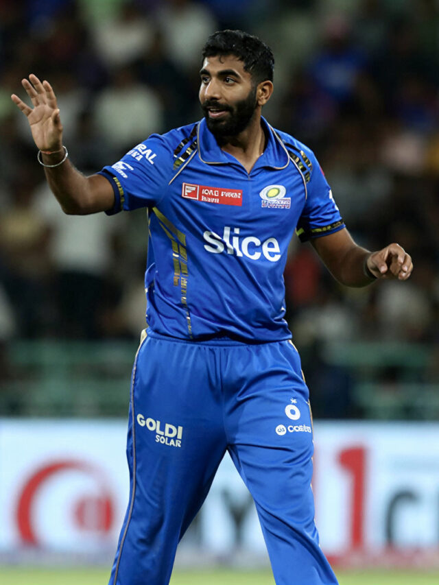 Jasprit Bumrah rips through KKR with a sensational 5-wicket haul — pure class, precision, and pace on full display! 🎯🔥