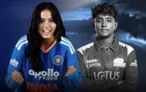 Young cricket players from Mumbai Indians team.
