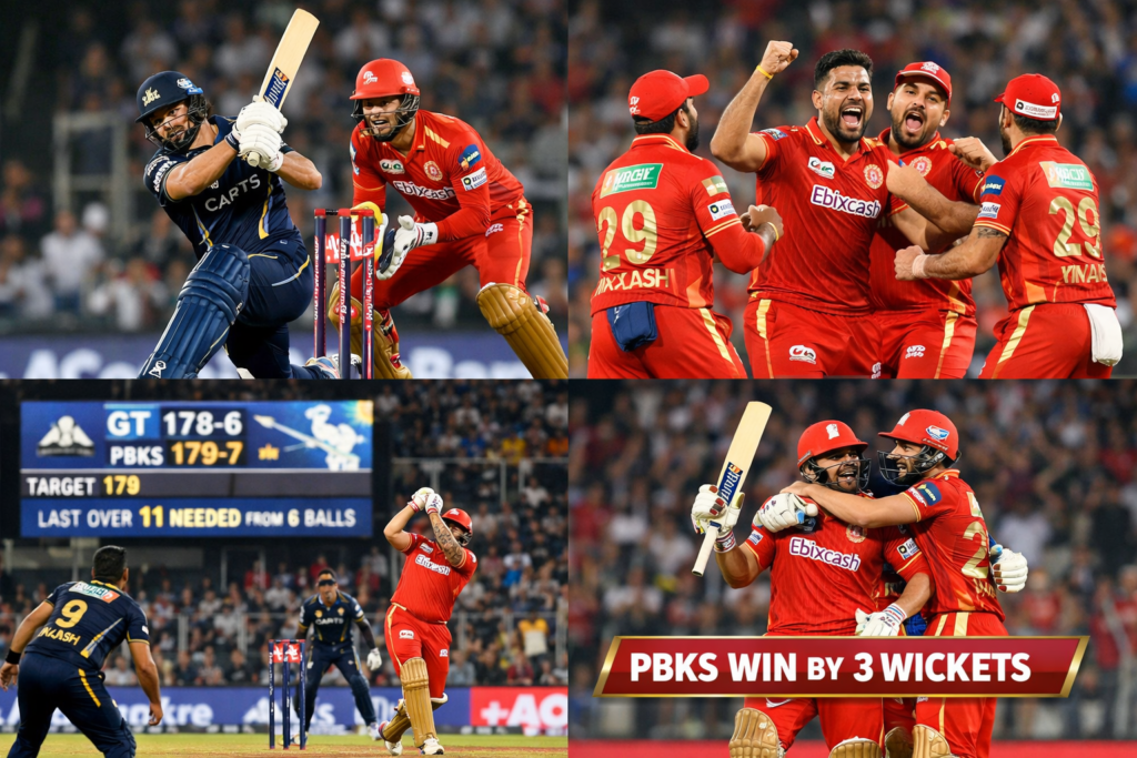 PBKS vs GT Highlights IPL 202