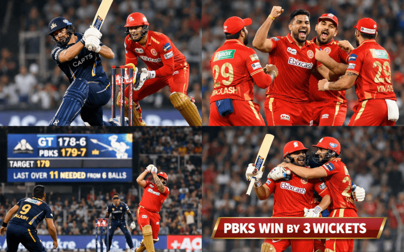 PBKS vs GT Highlights IPL 202