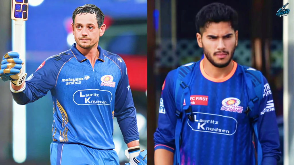 Quinton de Kock And Raj Bawa Ruled Out