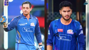 Quinton de Kock And Raj Bawa Ruled Out